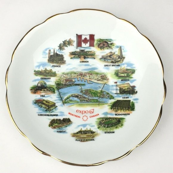 Royal Darwood Other - Vtg 1967 Montreal Canada Expo Collectible Dish‎